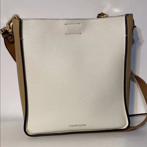 Calvin Klein White and Tan Women's Bag - Picture 9 of 9